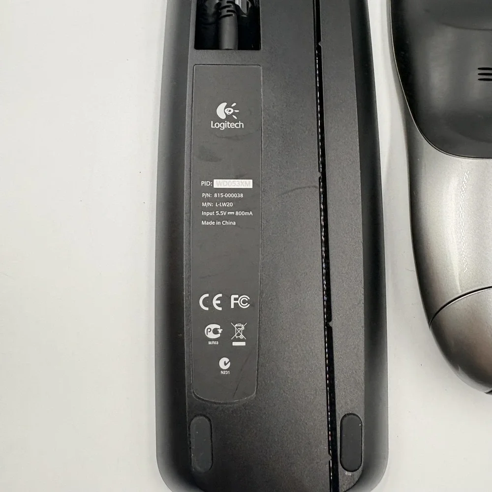 Logitech Harmony 900 Universal Remote Control Charging Dock Cradle Needs Battery